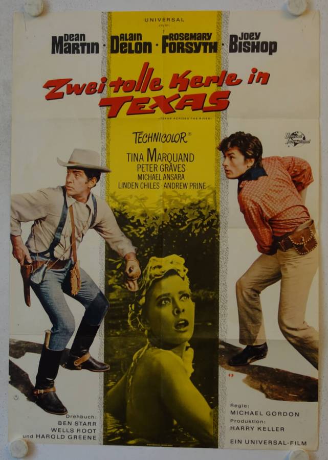 Texas across the River original release german movie poster